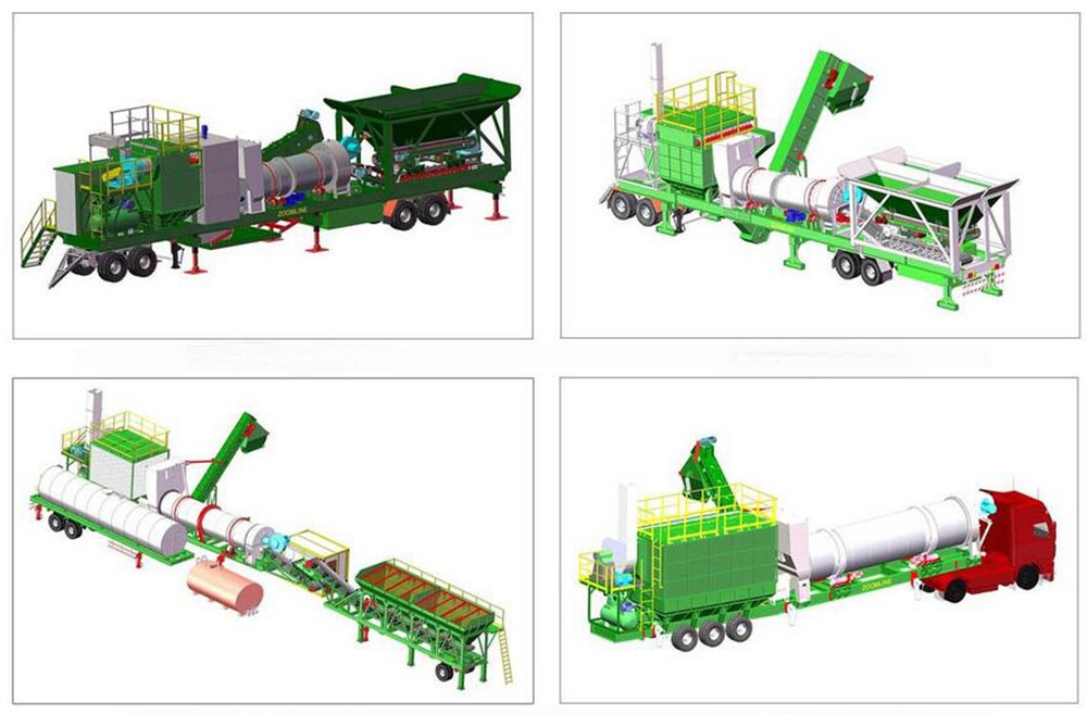 What are the main advantages of using a mobile asphalt mixing plant